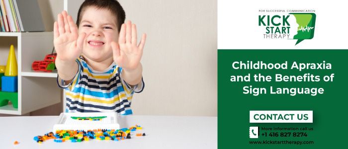 Childhood Apraxia and the Benefits of Sign Language